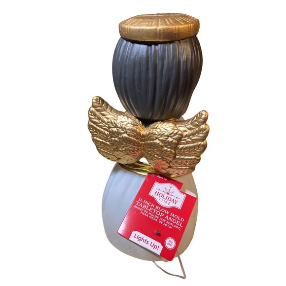 Blow Mold 11 Inch Tabletop Angel Christmas Decor - Picture 6 of 12